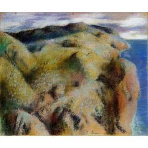  Oil Painting Steep Coast Edgar Degas Hand Painted Art 