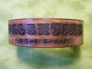 Leather Dog Collar Wide with NAME and PHONE STUNNING  
