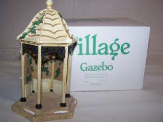 Dept 56 Village Gazebo NOS Doll House Village Figurine  