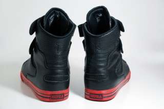 Supra TK Society Terry Kennedy Pro Model Black Perf Leather Red Sole P 