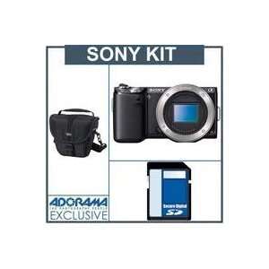  Sony Alpha NEX 5N Camera Body, Black,   Bundle   with 16GB 