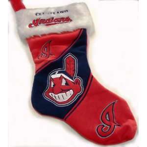    17 inch MLB Holiday Stockings Cleveland Indians