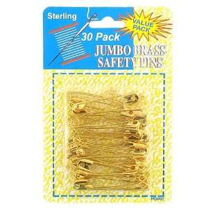  Jmb Brass Safety Pins 30P   Pack Of 96