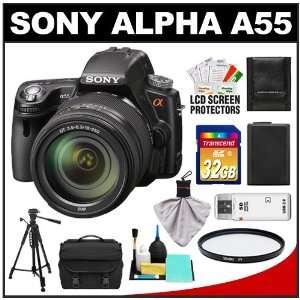 Sony Alpha A55 Translucent Mirror Technology Digital SLR Camera Body 