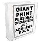 MaxiAids Giant Print Personal Organizer and Address Book (477622)