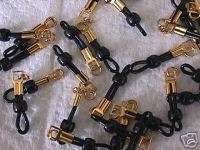 Gold Ring Eyeglass Holder Ends Chain End Peice 20pc  