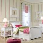 NE Kids School House Twin Sleigh Bedroom Set in White