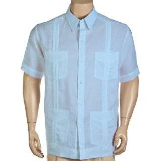 100% Linen short sleeve purple Guayabera shirt 100% Linen short sleeve 