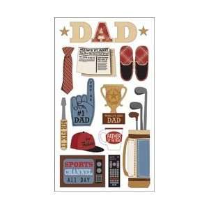   Stickers Happy Fathers Day; 6 Items/Order Arts, Crafts & Sewing