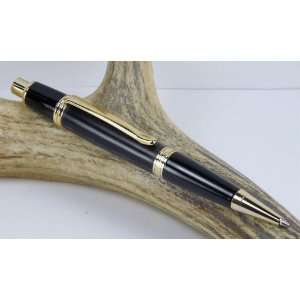    Buffalo Horn Sierra Pencil Pen With a Gold Finish