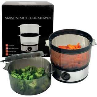 Unknown 400 Watt Stainless Steel Food Steamer   4 Quart Capacity at 