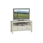 Linon Antique black finish wood Anna collection Media center TV stand