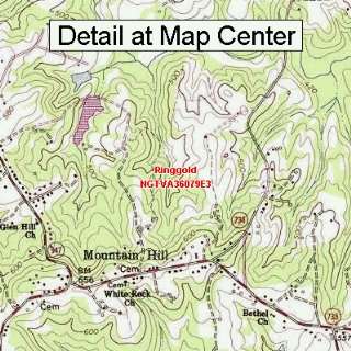   Map   Ringgold, Virginia (Folded/Waterproof)
