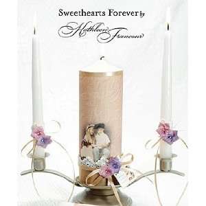  Sweethearts Forever Lighting Taper Candles (2 pcs per set 