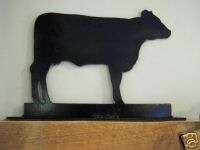 Holstein Dairy Cow Metal Mailbox/Gate/Fence Topper  