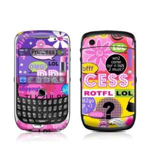  Text Me Design Protective Skin Decal Sticker for BlackBerry Curve 