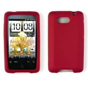  HTC Aria Silicone Skin Maroon Red Zooly Cell Phones 