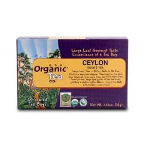 The Organic Tea Company, Ceylon Estate Tea   Box of 20 Tea Tags 