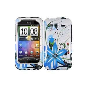 HTC Marvel / Wildfire S Graphic Case   Blue Splash (Package include a 