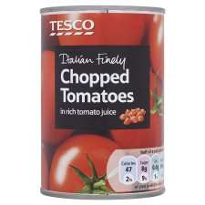 Tesco Finely Chopped Tomatoes 400G   Groceries   Tesco Groceries