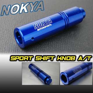 UNIVERSAL BILLET BLUE AT AUTOMATIC SHIFT GEAR KNOB FORD  