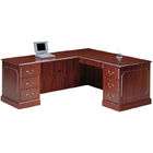 HON Traditional Style L Shaped Desk with Left Return by HON