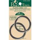 Clover Plastic O Rings 1 5/8 2/Pkg Black Nickel