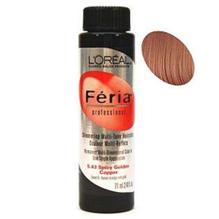 LOREAL Feria Professional Shimmering Multi Tone Hair Color 05.54 Rich 