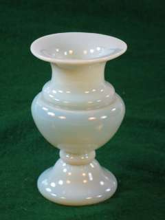 Hand Blown Opaline Glass Vase 4.1/2  