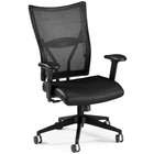 ofm ultimate mid back black executive leather office chair