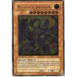  Yugioh TDGS EN014 Montage Dragon Ultimate Rare Card Toys 