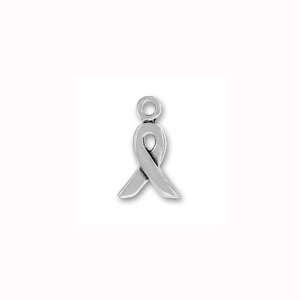  Charm Factory Pewter Awareness Ribbon Charm Arts, Crafts 