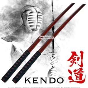   Set of 2 Katana Wooden Bokken Practice Sword Kendo