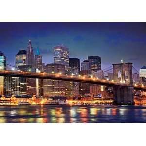 Brooklyn Bridge, New York, New York, 2128 Piece Jigsaw 
