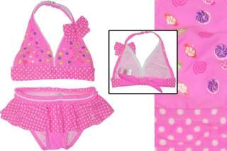 New Girls Boutique Gossip Girl Hula Star sz 3T Neon Pink Swimsuit 