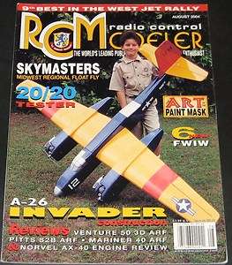 RCM  Radio Control Modeler Magazine August 2004  