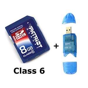  8GB SDHC High Speed Class 6 Memory Card for Panasonic BB 