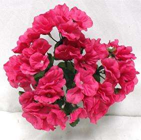 72 FUCHSIA Hydrangea Silk Wedding Bouquet Flowers  