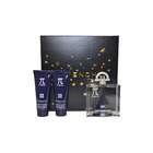   Men 3 Pc Gift Set Edt Spray Hair And Body Shower Gel After Shave Balm