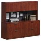   Two Drawer Lateral File with Bookcase Hutch by High Point Furniture