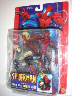 mint in box sealed rare spiderman spider sense action figure