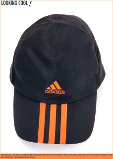 Brand New Adidas Clima Cool Sports Cap Hat in Black/Orange (X17860 