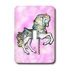 3dRose LLC Carousel   Carousel Horse in Pink   Light Switch Covers 