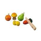 MD 31 Piece Wooden Cutting Food Play Set