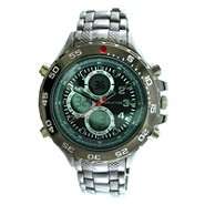 Structure Mens Watch w/Gunmetal Round Case, Ani/Digi Dial and GM 