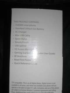NEW IN BOX SEALED HTC TOUCH XV 6900 VERIZON NIB  
