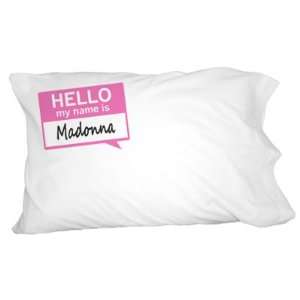  Madonna Hello My Name Is Novelty Bedding Pillowcase Pillow 