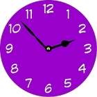   Purple Art 11.4 Wall Clock   Ideal Gift for all Occassions