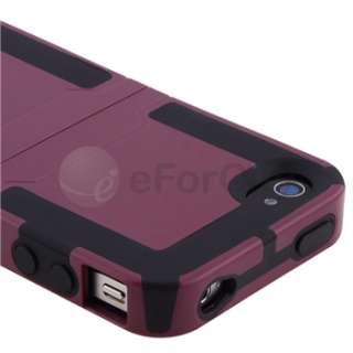   Deep Plum CASE Cover For IPHONE 4 G 4S VERIZON AT&T SPRINT  