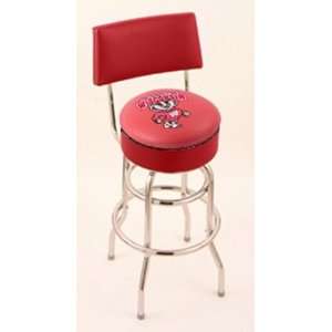   of Wisconsin Badgers Swivel Bar Stool With Back